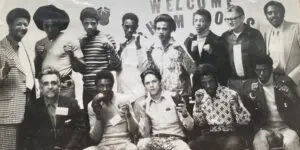 Chicago Golden Gloves 1973 team of boxers and coaches.
